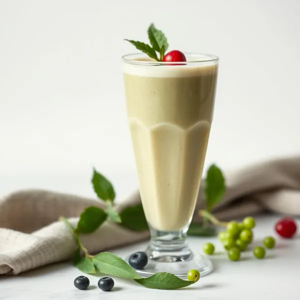 Smoothie de Gengibre e Leite de Ervilha Pós-Treino