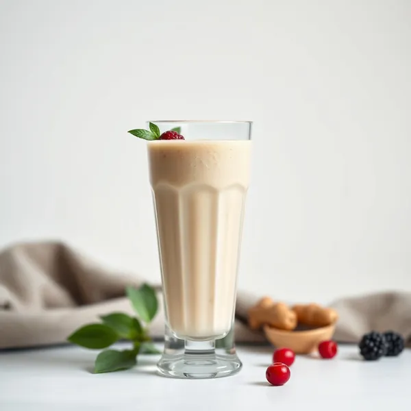 Batido de Leche de Espelta y Jengibre Post Entrenamiento