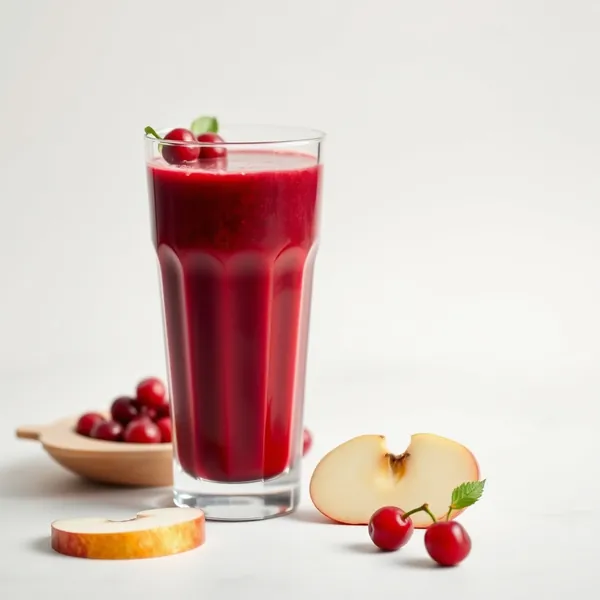 Smoothie de Suco de Maçã e Goji Pós-Treino