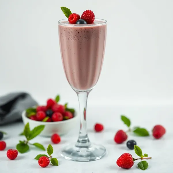 Smoothie de Goji e Iogurte Grego Pós-Treino
