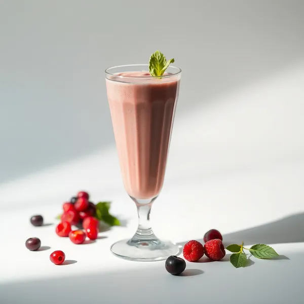 Post-Workout Goji Berry Hazelnut Milk Smoothie