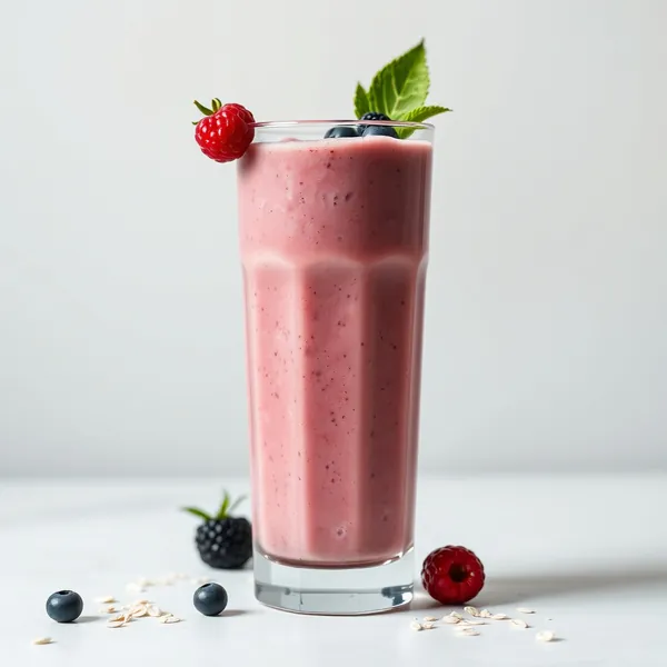 Post-Workout Goji Berry Oat Milk Smoothie