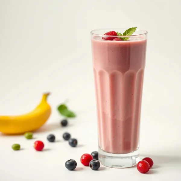 Smoothie de Goji e Leite de Ervilha Pós-Treino