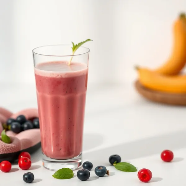 Smoothie aus Reis mit Goji nach dem Training