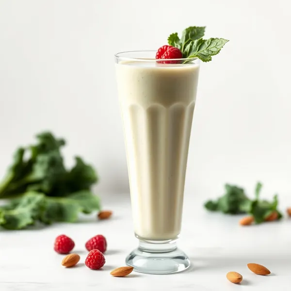 Post-Workout Kale Almond Milk Smoothie