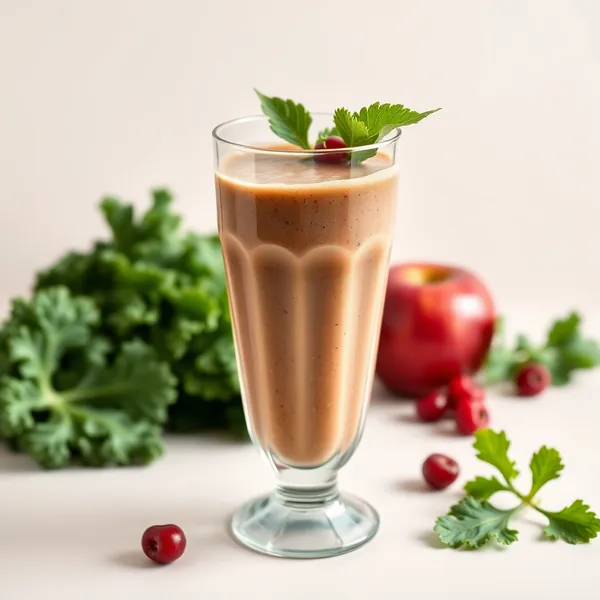 Smoothie de Kale e Maçã Pós-Treino