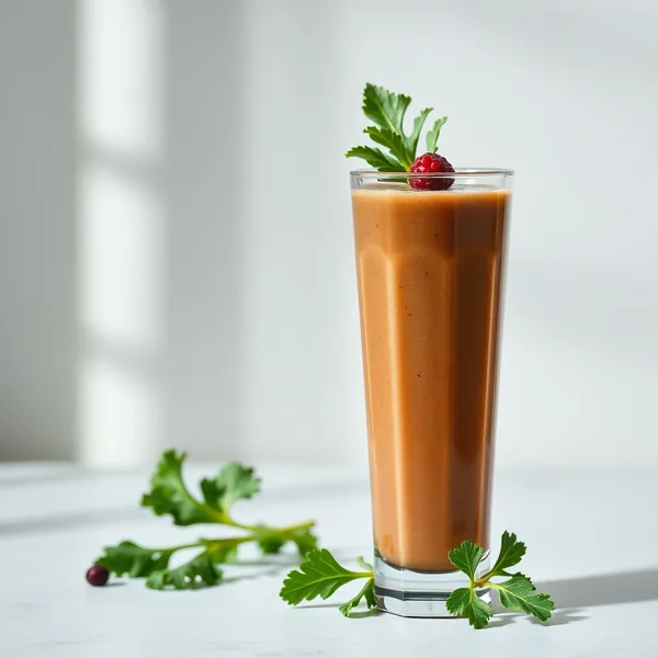 Batido de Kale y Café Frío Post Entrenamiento