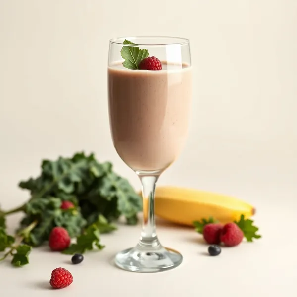 Post-Workout Kale Hemp Milk Smoothie