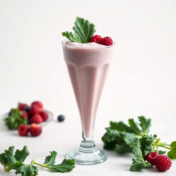 Smoothie de Kale e Kefir Pós-Treino