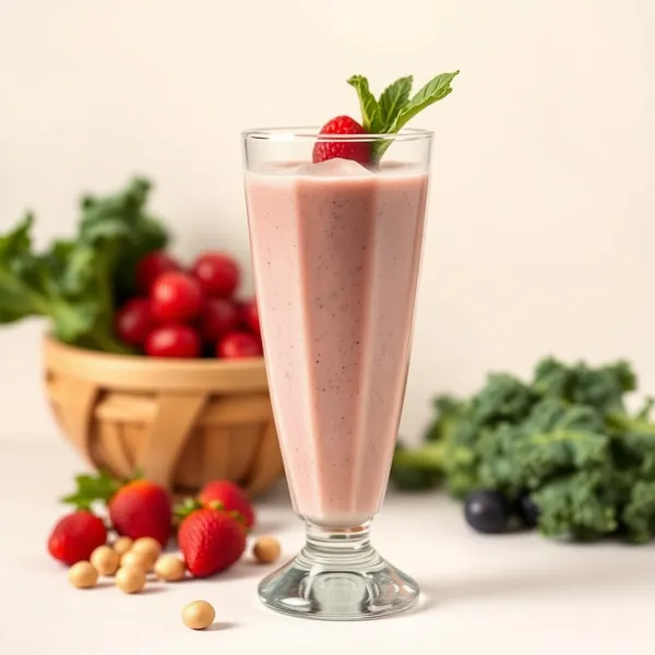 Post-Workout Kale Macadamia Milk Smoothie