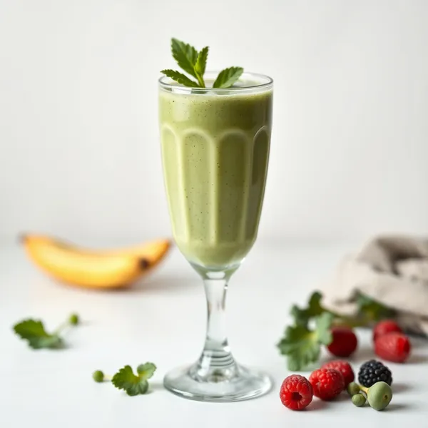 Post-Workout Kale und Erbsenmilch Smoothie