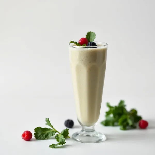 Batido de Couve e Leite de Espelta Pós-Treino