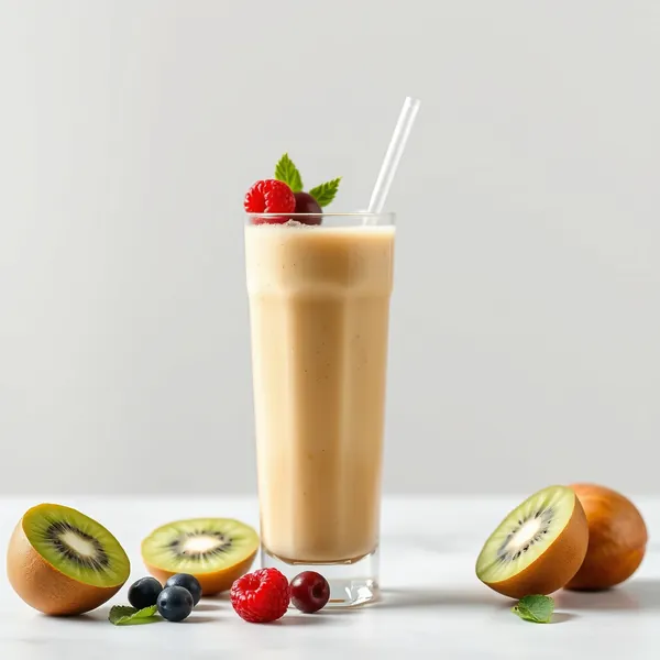 Post-Workout Kiwi Apple Juice Smoothie