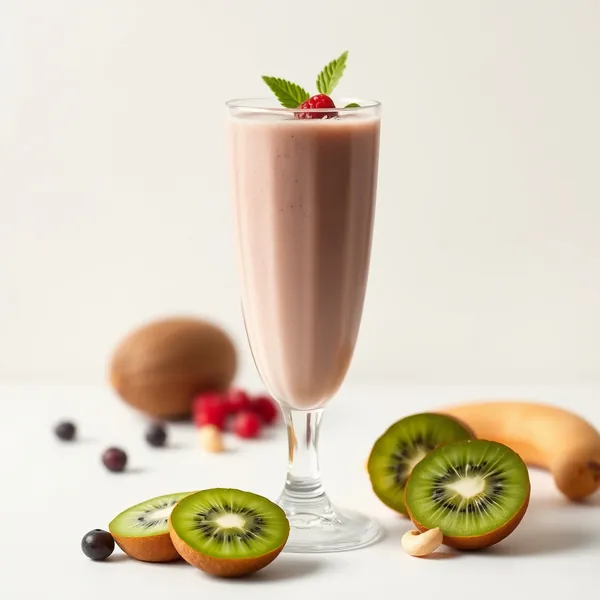 Smoothie de Kiwi e Leite de Caju Pós-Treino