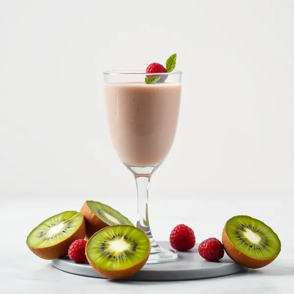 Post-Workout Kiwi Hazelnut Milk Smoothie