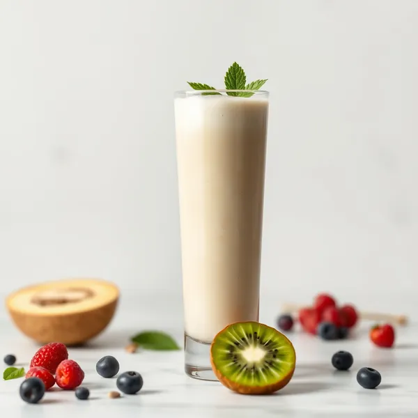 Post-Workout Kiwi Hemp Milk Smoothie
