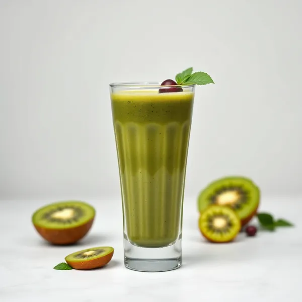 Smoothie de Kiwi e Matcha Pós-Treino