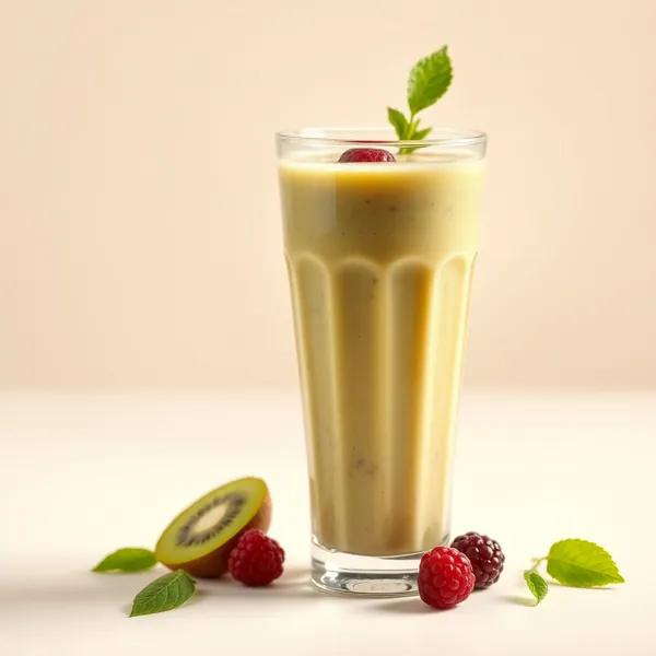 Post-Workout Kiwi Protein Shake Smoothie