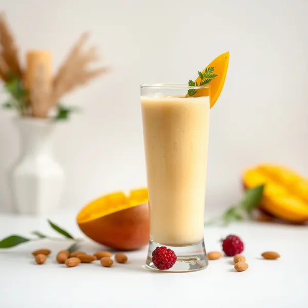 Mango Mandelmilch Smoothie Nach dem Training