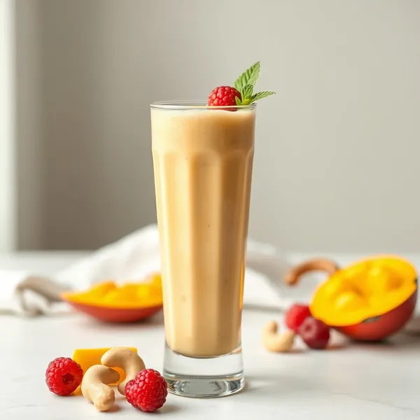 Post-Workout Mango Cashew Milk Smoothie