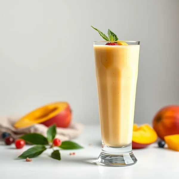 Post-Workout Mango Kefir Milk Smoothie