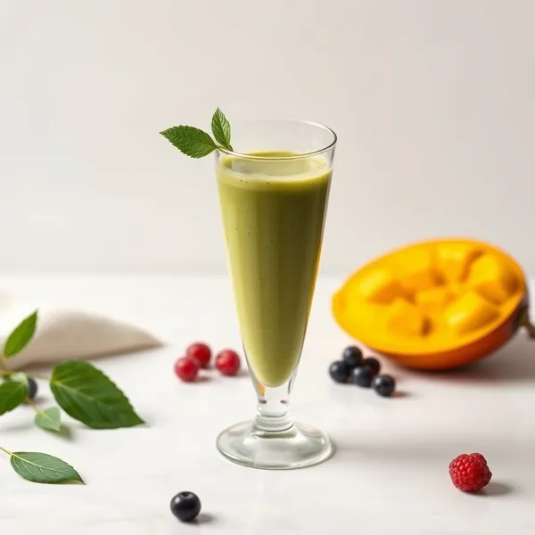 Post-Workout Mango Matcha Tea Smoothie