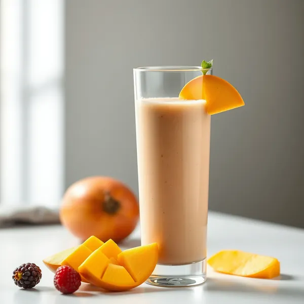 Batido de Manga e Leite de Espelta Pós-Treino