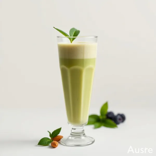 Batido Post Entrenamiento de Matcha, Almendra y Leche de Coco