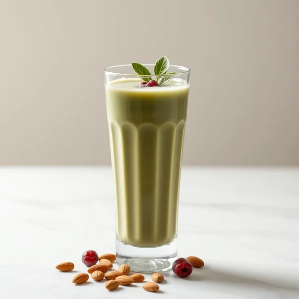 Post-Workout Matcha Almond Milk Smoothie