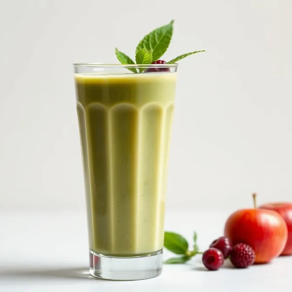 Post-Workout Matcha Apple Juice Smoothie