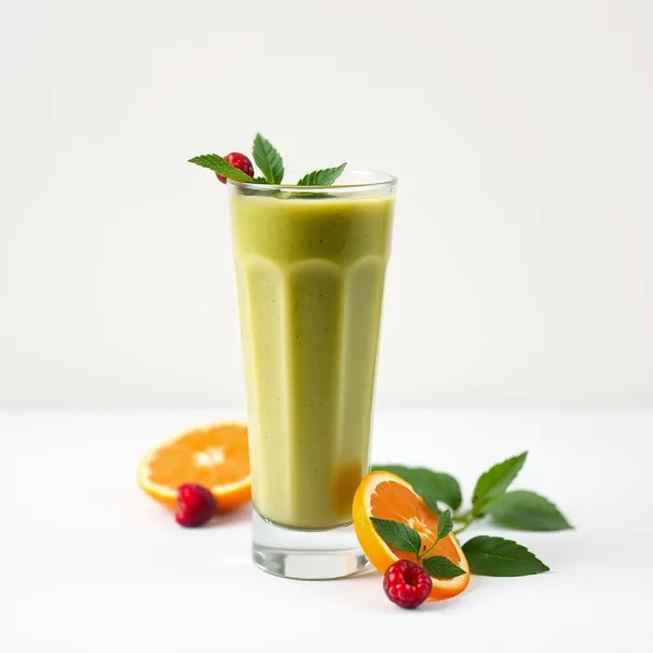 Smoothie de Laranja e Matcha Pós-Treino