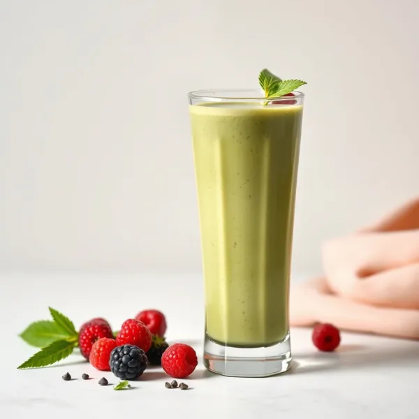 Post-Workout Matcha Soy Milk Smoothie