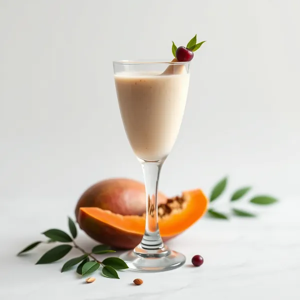 Batido de Papaya, Almendra y Leche de Coco Post Entrenamiento