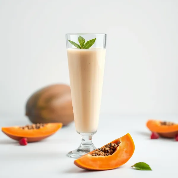 Post-Workout Papaya Hemp Milk Smoothie