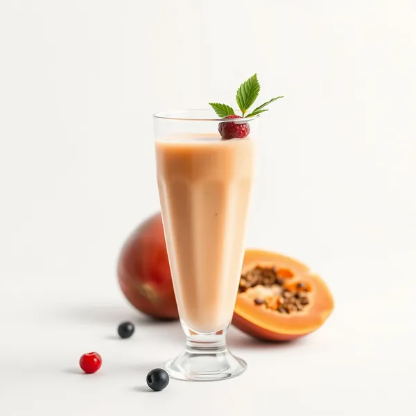 Smoothie di Papaya e Kefir Post Allenamento