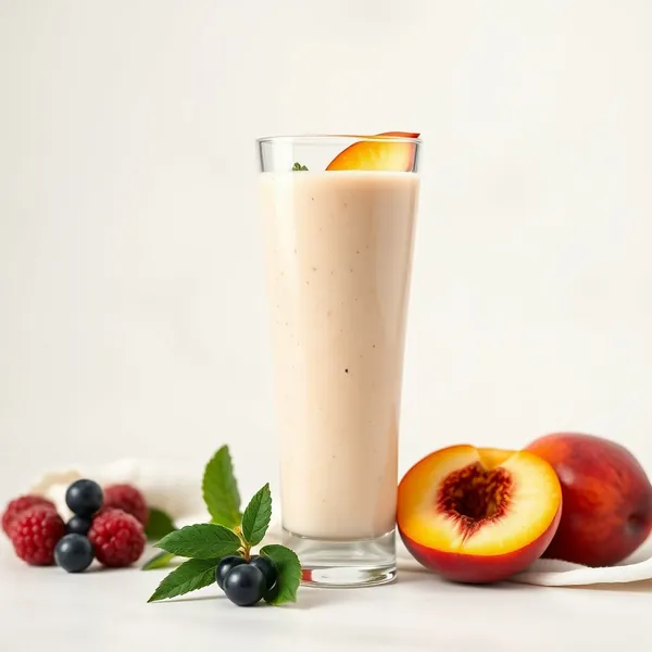 Post-Workout Peach Greek Yogurt Smoothie