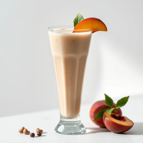 Post-Workout Peach Hazelnut Milk Smoothie