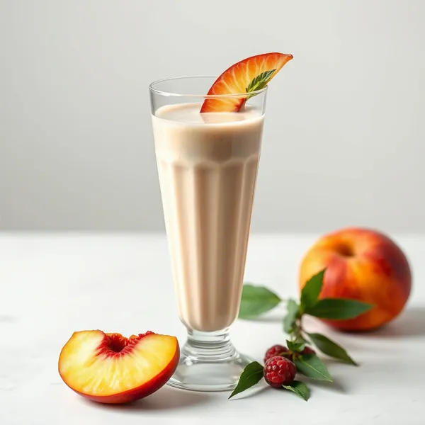 Post-Workout Peach Hemp Milk Smoothie