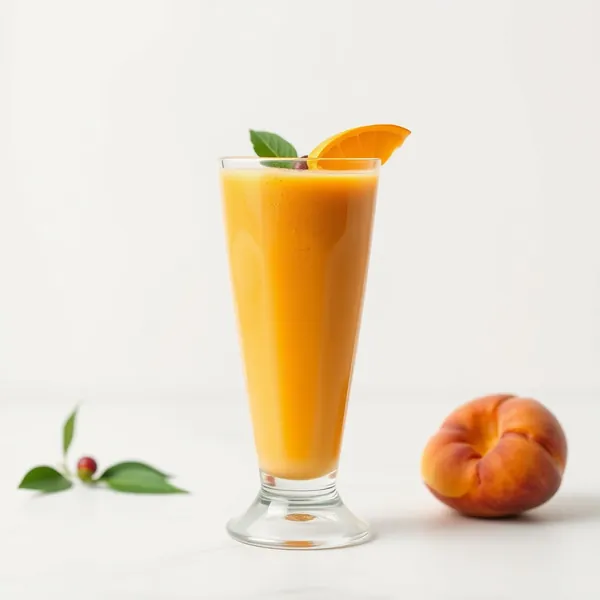 Post-Workout Peach Orange Juice Smoothie