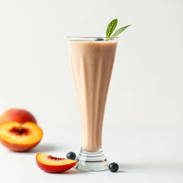 Batido de Melocotón y Leche de Guisante Post Entrenamiento