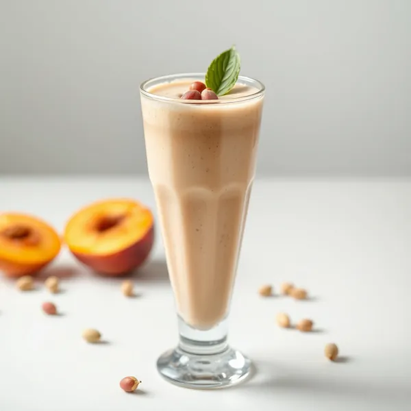 Smoothie de Pêssego e Leite de Pistache Pós-Treino