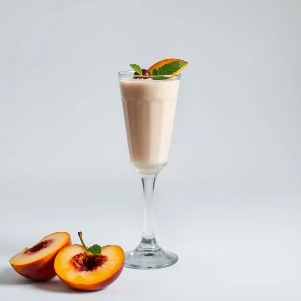 Post-Workout Peach Rice Milk Smoothie