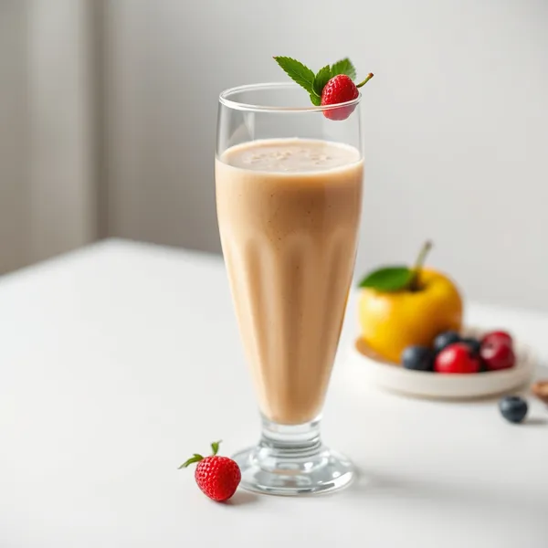Post-Workout Peanut Butter Apple Juice Smoothie