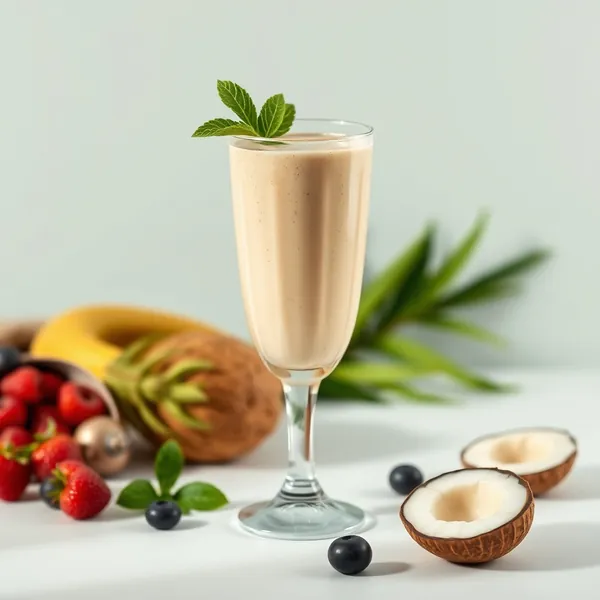 Post-Workout Peanut Butter Coconut Water Smoothie