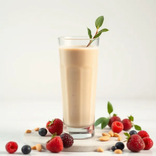 Post-Workout Peanut Butter Kefir Milk Smoothie