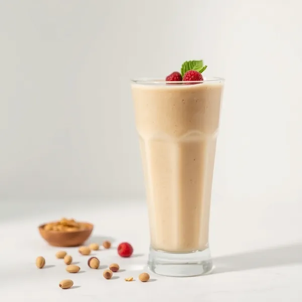 Smoothie di Burro di Arachidi e Latte di Pistacchio Post Allenamento