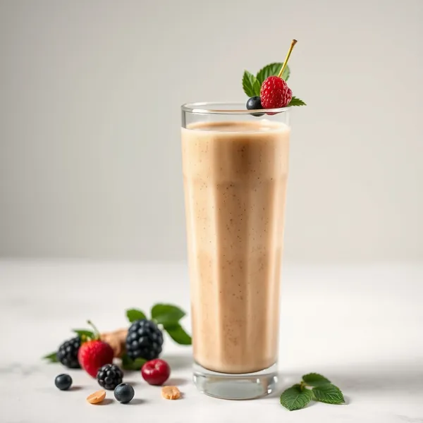 Post-Workout Peanut Butter Protein Shake Smoothie