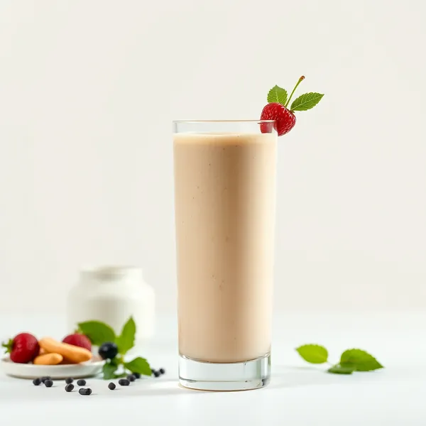 Post-Workout Peanut Butter Soy Milk Smoothie