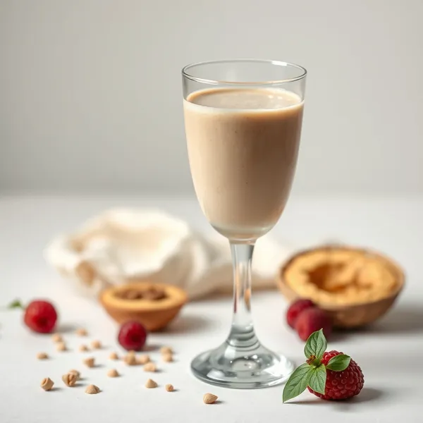 Batido de Manteiga de Amendoim e Leite de Espelta Pós-Treino