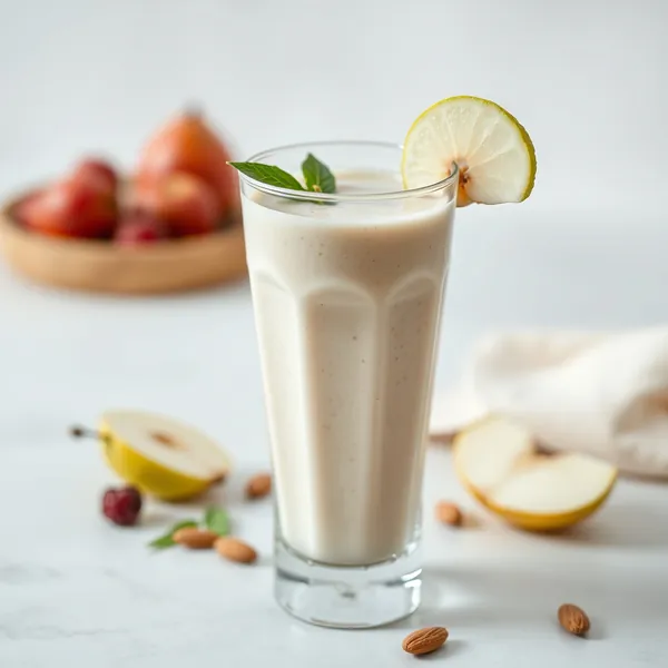 Post-Workout Pear Almond Coconut Milk Smoothie